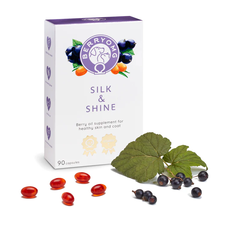 berryomg silk & shine – koirien ja kissojen ihon sekä turkin hyvinvointiin berryomg silk & shine – koirien ja kissojen ihon sekä turkin hyvinvointiin
